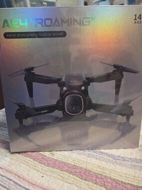 ACME Black Foldable Aerial Photography Drone with Front Camera